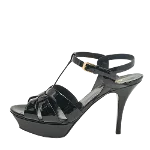 Black Leather Yves Saint Laurent Sandals