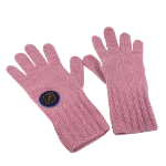 Pink Wool Fendi Gloves