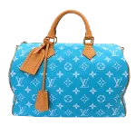 Blue Leather Louis Vuitton Shoulder Bags