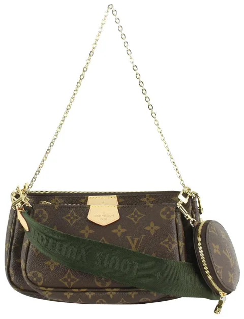 Brown Leather Louis Vuitton Crossbody Bag