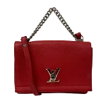 Red Leather Louis Vuitton MyLockMe