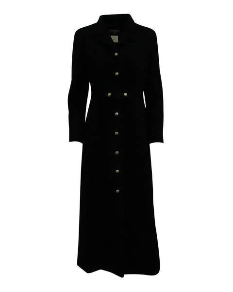 Black Fabric Chanel Coat