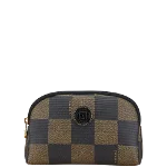 Black Canvas Fendi Vanity Bag