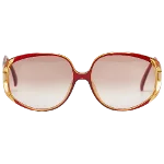 Red Plastic Dior Sunglasses