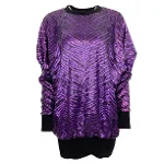 Purple Fabric Alexandre Vauthier Dress