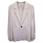 White Cotton Victoria Beckham Blazer