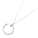 Silver White Gold Cartier Necklace