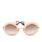 Orange Acetate Miu Miu Sunglasses