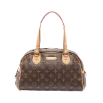 Brown Leather Louis Vuitton Montorgueil