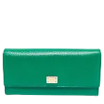 Green Leather Dolce & Gabbana Wallet