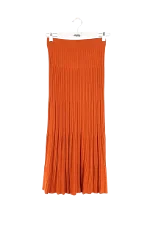 Orange Wool Joseph Skirt