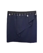 Navy Cotton Moschino Skirt