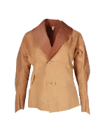 Beige Polyester Issey Miyake Jacket