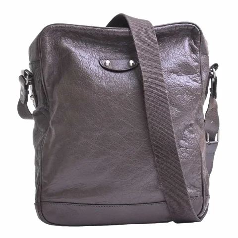 Brown Leather Balenciaga Shoulder Bag
