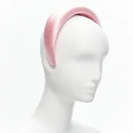 Pink Fabric Prada Hair Accessory