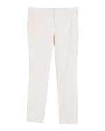 Beige Cotton Burberry Pants