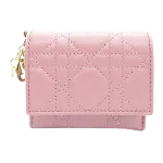 Pink Leather Dior Wallet