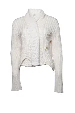 White Cotton Armani Cardigan