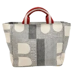 Grey Canvas Bally Tote