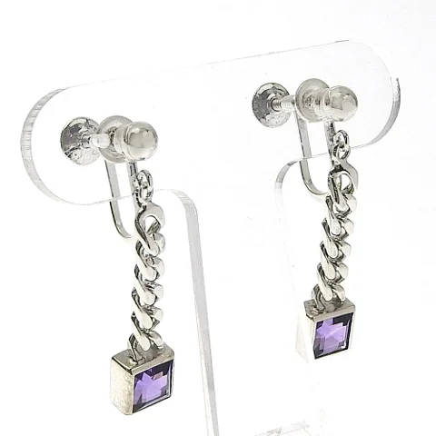 Silver Silver Tasaki Earrings
