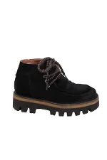 Black Leather Sartore Boots
