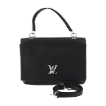 Black Leather Louis Vuitton MyLockMe