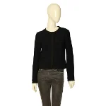 Black Fabric Michael Kors Jacket