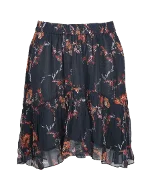 Black Fabric IRO Skirt