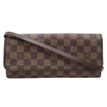 Brown Canvas Louis Vuitton Twin Pochette