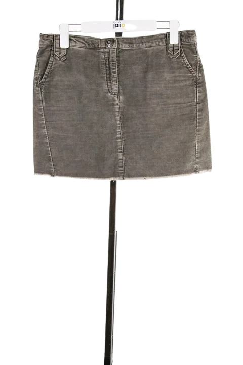 Grey Cotton Zadig & Voltaire Skirt