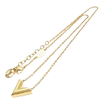 Gold Metal Louis Vuitton Necklace