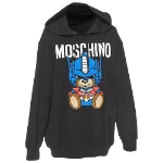 Black Cotton Moschino Sweatshirt