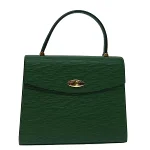 Green Leather Louis Vuitton Handbag