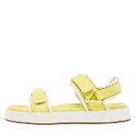 Yellow Fabric Loro Piana Sandals