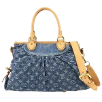 Blue Canvas Louis Vuitton Shoulder Bags