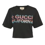 Black Fabric Gucci Top