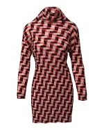 Multicolor Polyester Issey Miyake Pleats Dress