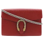 Red Leather Gucci Dionysus