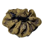 Brown Silk Louis Vuitton Hair Accessory