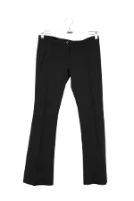 Black Fabric Plein Sud Pants