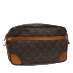 Brown Canvas Louis Vuitton Compiegne