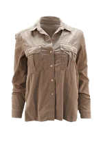 Beige Cotton James Perse Shirt