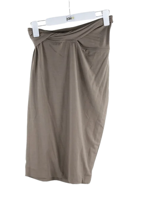 Brown Cotton Paul Smith Skirt