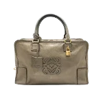 Green Leather Loewe Handbag