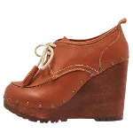 Brown Leather Chloé Heels