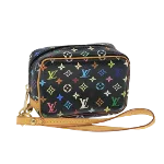 Black Canvas Louis Vuitton Pouch