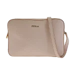 Pink Leather Furla Crossbody Bag