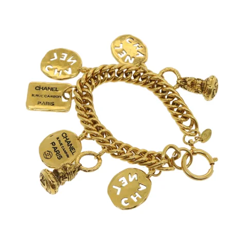 Gold Metal Chanel Bracelet