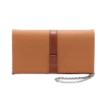 Brown Fabric Loewe Crossbody Bag