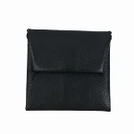 Black Leather Hermes Wallet